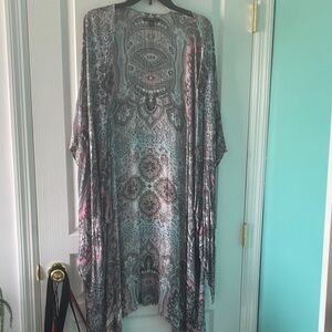 American Eagle Bohemian Patterned Kimono